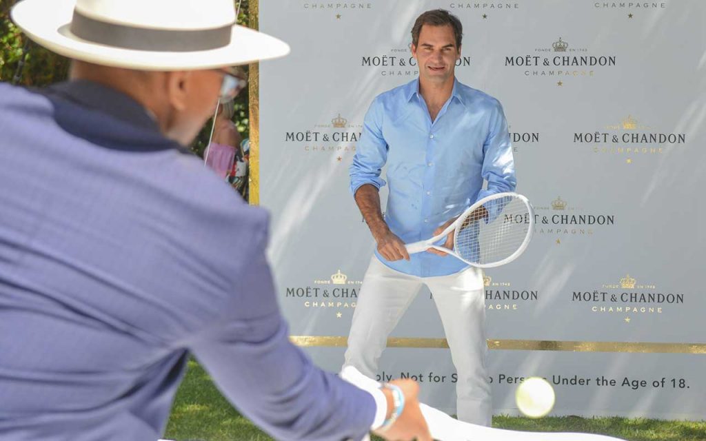 A Moët & Chandon Moment with Roger Federer in “The Match in Africa 6”