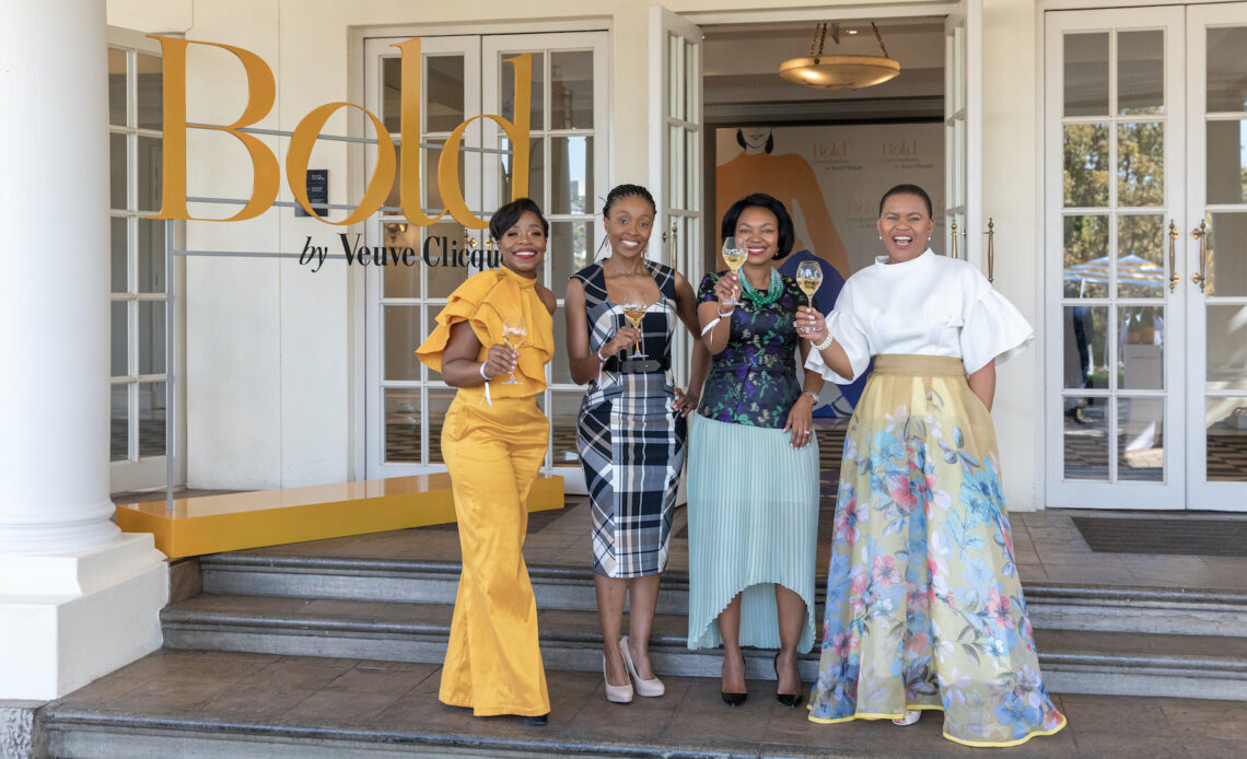 Bold Woman Award Bold Conversations by Veuve Clicquot, Nomndeni Mdakhi @nomndeni, Rapelang Rabana @rapelang, Dr Theo Mothoa-Frendo @drtheomothoafrendo, Amanda Dambuza @amanda_dambuza