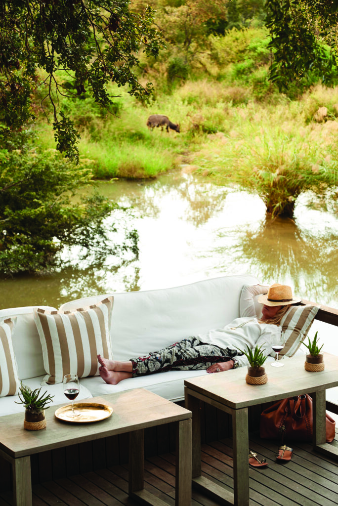 Royal Malawane Safari Lodge. Client: The Royal Portfolio. Art director: Paul Duncan. Stylist: Nathalie Williams.