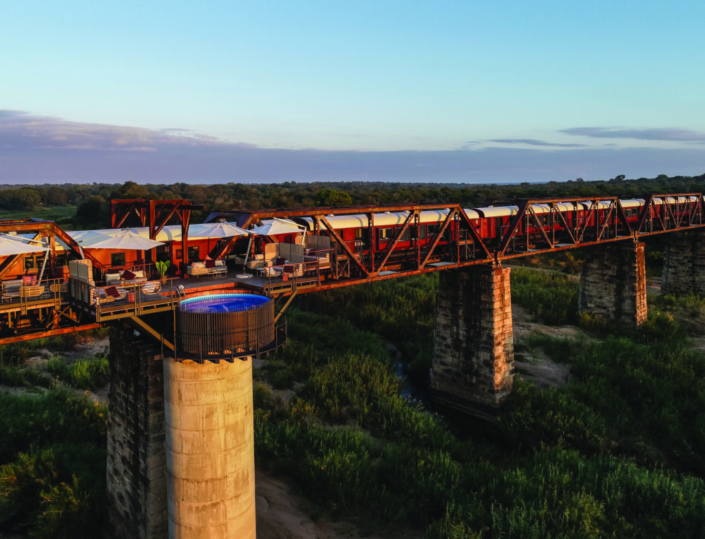 Kruger Shalati: The Train on the Bridge. Photo: Kyle Lewin